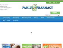 Tablet Screenshot of familypharmacy.org